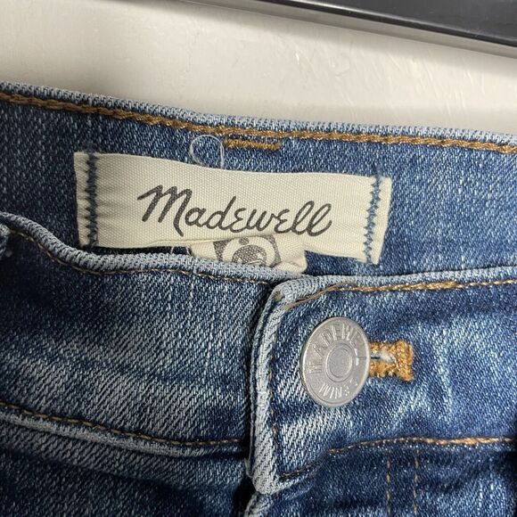 MADEWELL Skinny Jeans Women Petite 29P Woodbridge Wash 10" High Rise NA878 - Picture 6 of 15